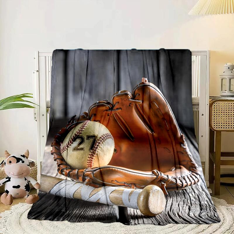 Baseball Passion And Heritage Blanket Flannel Blanket for bed, sofa, Camping, Hiking, Picnic Essentials, gift for family Fan gifts