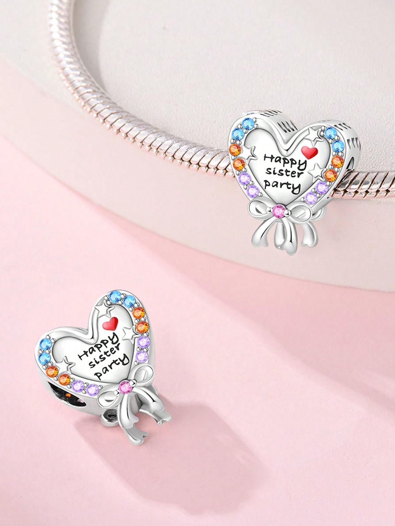 

Rainbow Balloon Cat After The Rainbeads Charm Copper Plated Fit Charms Copperoriginal Bracelet For Jewelry Making Diy Charm