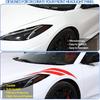Front Headlight Decals Compatible with Chevrolet Corvette C8 2020-2026, Headlight Fender Stripes Sticker, Car Front Headlamp Decals Sticker