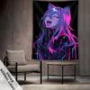 Vampire Knight Anime Tapestry Wall Hanging Decoration for Household Bedroom Dorm Daily Use Restoring Zero Kiryu Classic Image