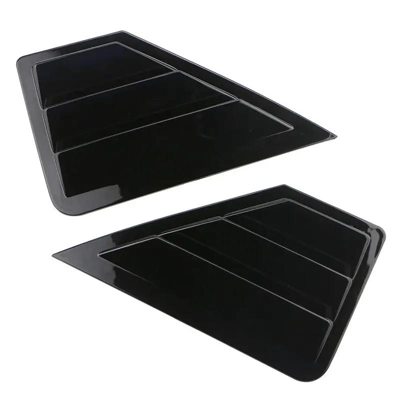 For Toyota C-HR CHR 2016- Car Rear Louver Window Side Shutter Cover Trim Sticker Vent Scoop ABS Carbon Fiber Accessories