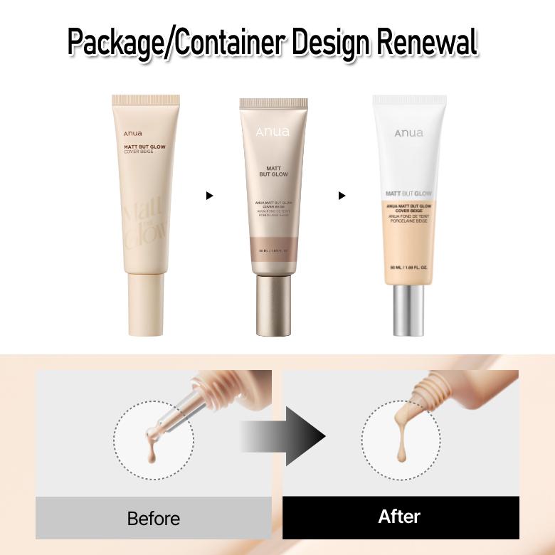 [Foundation-freier Sonnenschutz] ANUA Matt But Glow Cover Beige 50ml – Aufhellende Beige UV-Basis SPF50+ PA++++