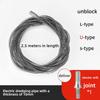 1/1.5/2.5/3.5/5 Meter Home Drain Cleaner 10mm Dia Pipe Spring Anti-Rust Sewer Sink Basin Pipeline Clogged Remover Cleaning Tool