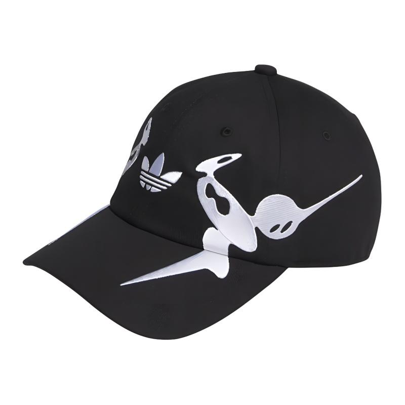 Adidas Cotton Twill Baseball Caps Unisex Black Adidas KA9275