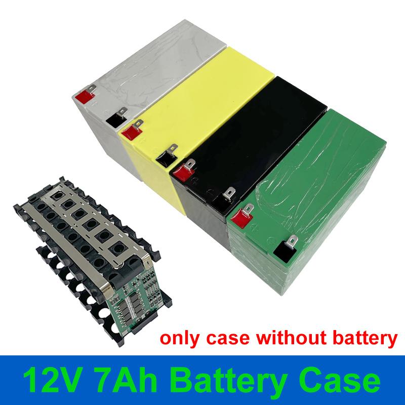 12V 7Ah Storage Box Fit 21PCS 18650 Cells 12V7Ah Battery Case 3*7 Holder 3S 25A BMS for DIY 12.8V LiFePO4 Li-ion Battery Shell