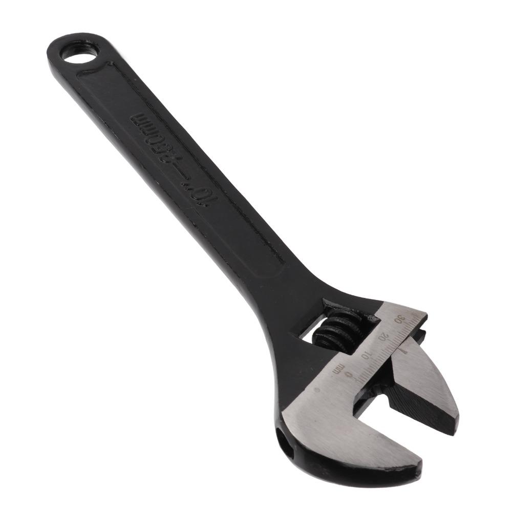 Adjustable Adjustable Wrench 45 Steel Open End Wrench Black Oxide Wrench  General Maintenance