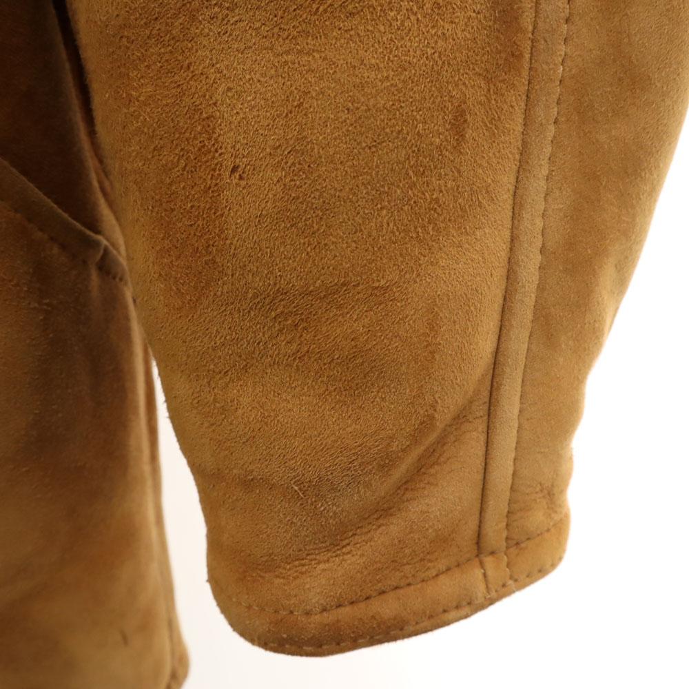 Shearling 80er Vintage Mouton Mantel 46 Braun Damen Gebraucht