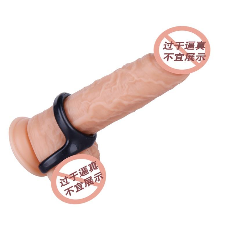 M8 Lock God Silicone Double Lock Fine Ring TPE Double Ring Beam Fine Ring Double Ring Egg Ring Penis Ring