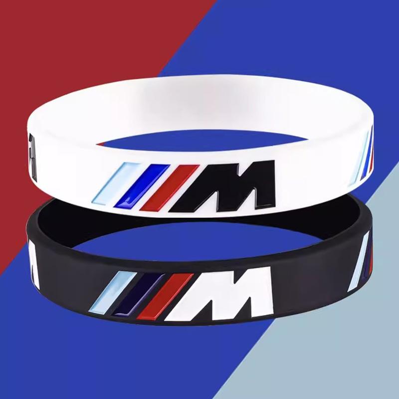 M Power Silicone Wristband Car Emblem Sport Bracelet Interior For BMW X1 X2 X3 X5 X4 X6 X7 G30 G20 G32 G11 G12 F40 F30 F20 F10 Gjbn47
