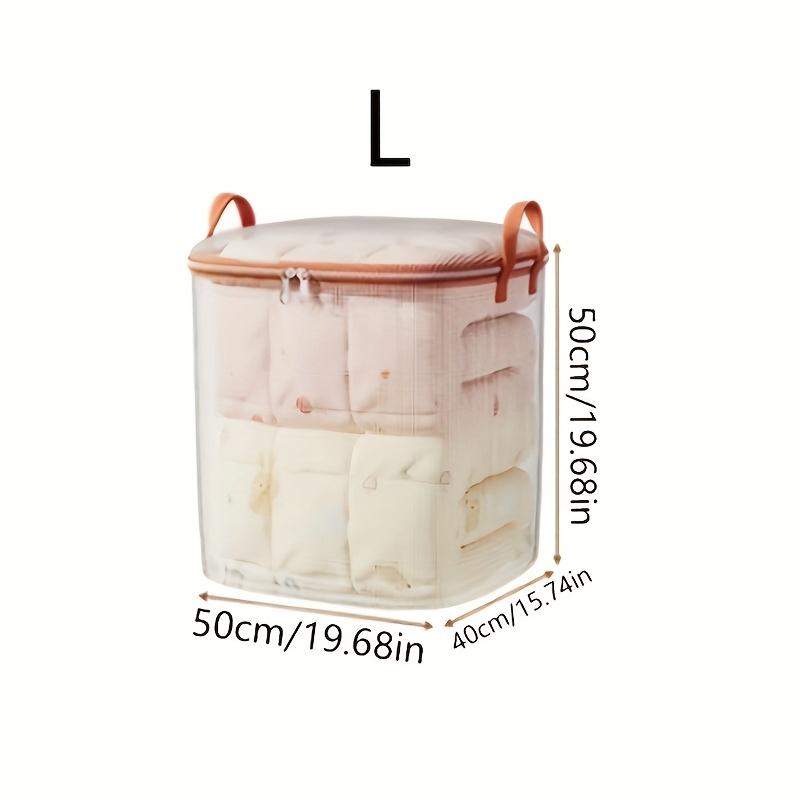

1pc Large Capacity Moving Storage Bag - Durable Plastic Organizer for Clothes, Toys, and Luggage, Ideal for Home Relocation
