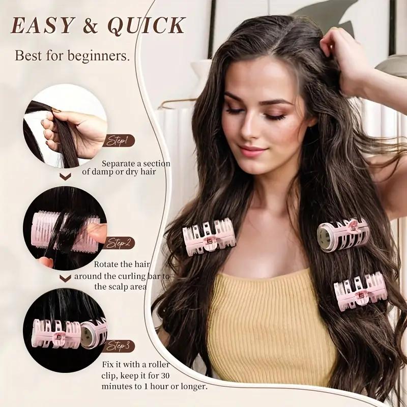 1PCS French Air Inward Bangs Curler Hair Fluffy Clip Big Wave Fixed Artifact Curling Clip DIY Hairdressing Tool
