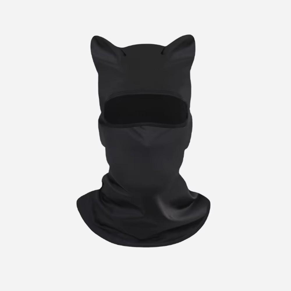 Sun Protector Cat Ear Face Mask Soft Neck Gaiter Fashion Sunscreen  Masque  Summer