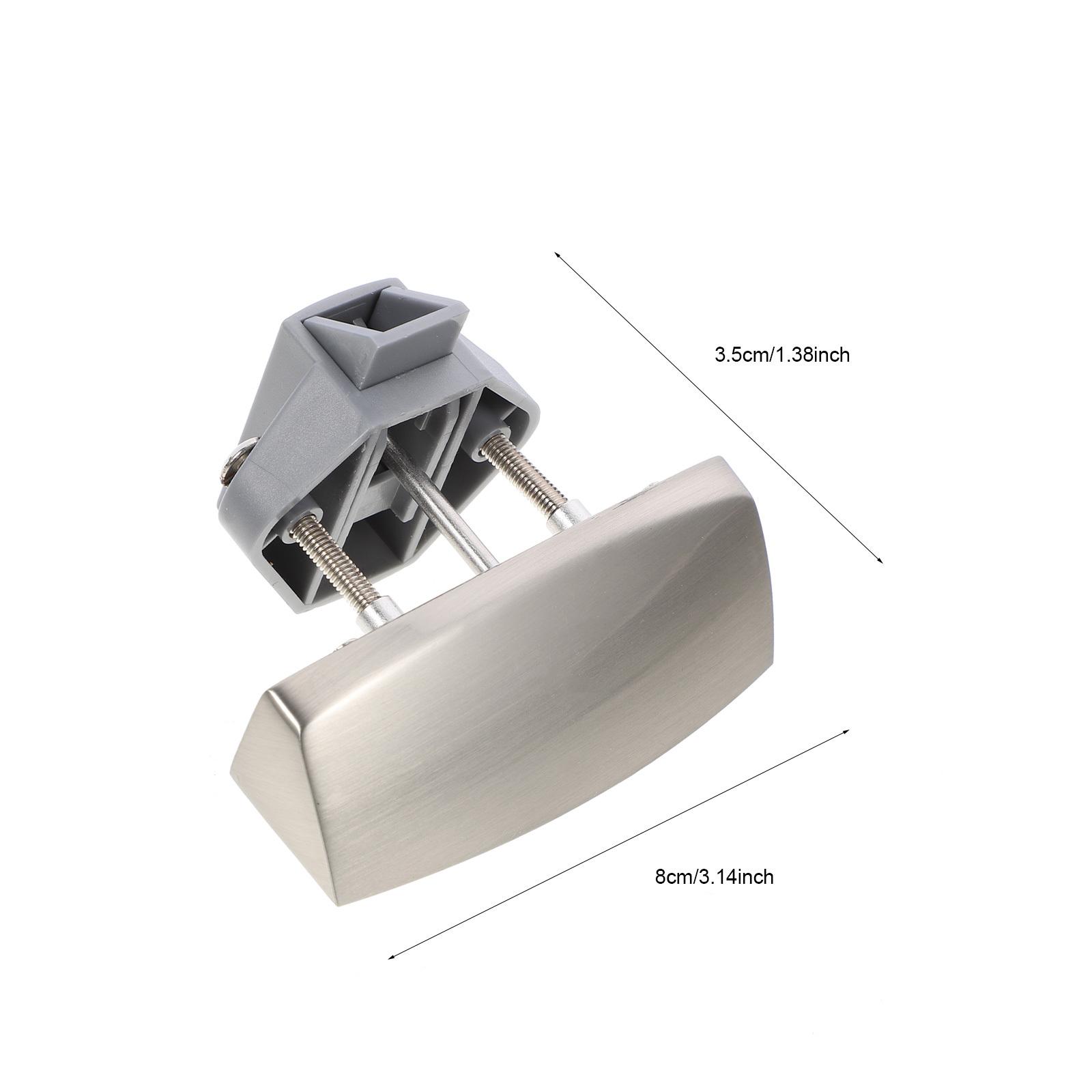 1Pcs Push Button Locks for Camper Cupboard Door Catch Latch Cabinet Bolt for Yacht Rv Van Flexible Handle Knob Lock Mechanism