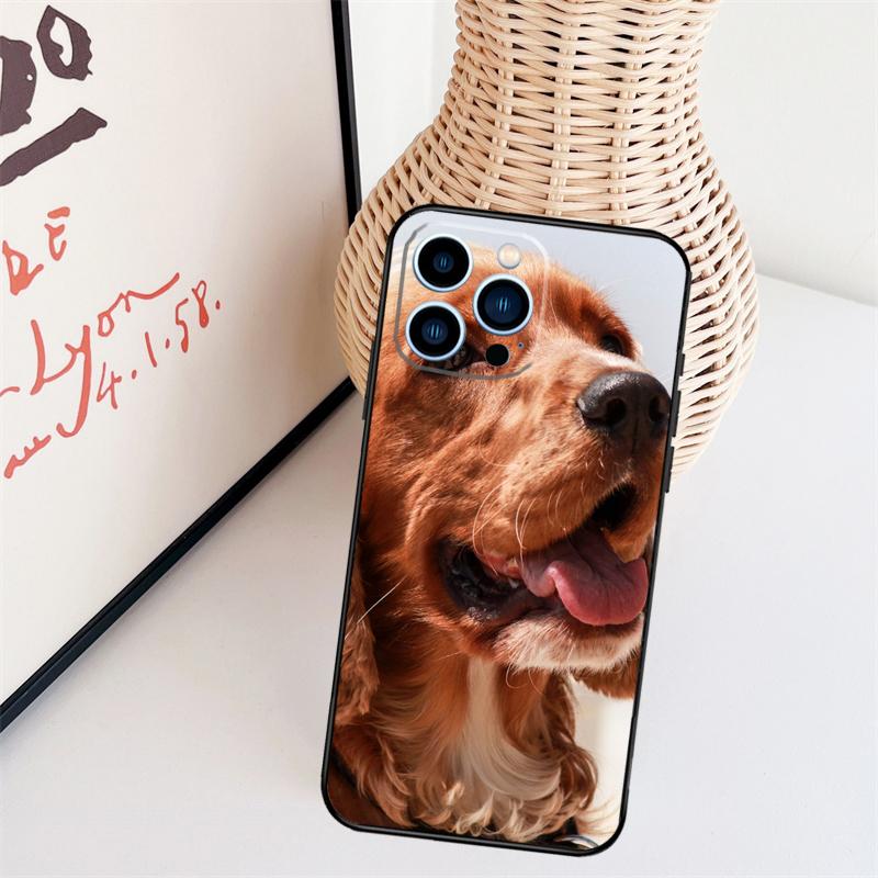 Cocker Spaniel Dog Phone Case For iPhone 17 Pro Max 16 15 11 12 13 14 Pro Max Mini 15 16 Plus 16e 17 Air Cover