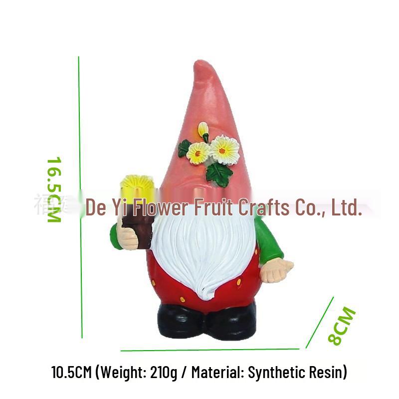 Cross-border Garden Gnome Sculptures: Elf Ornaments for Home & Courtyard