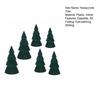 6 Pcs Honeycomb Christmas Tree 3D Folding Christmas Tree Tabletop Centerpiece