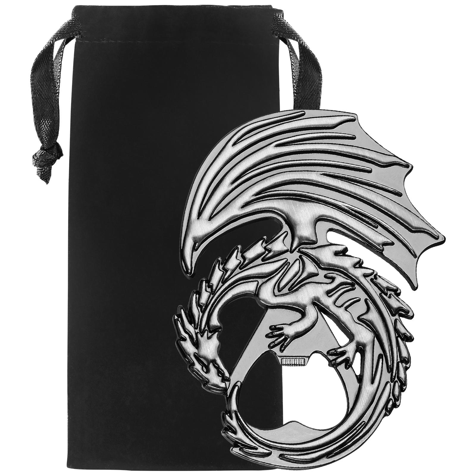 

LKKCHER DND Дракон открывалка для бутылок пива бронза/темно-серебряный штопор персональный Loong открывалка для бара гаджеты подарки на день рождения для мужчин