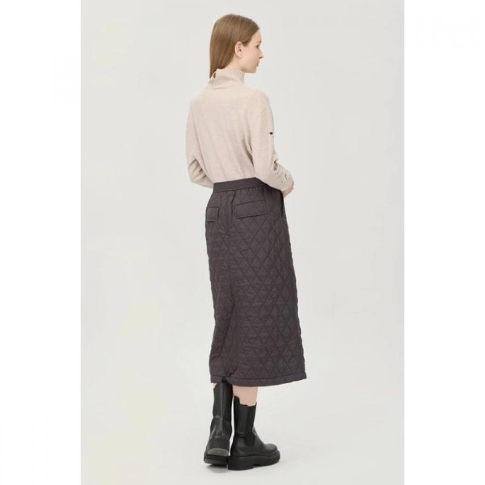 Benetton Quilted Button Skirt Baske1561