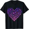 Purple and Pink Ombre Hearts T-Shirt