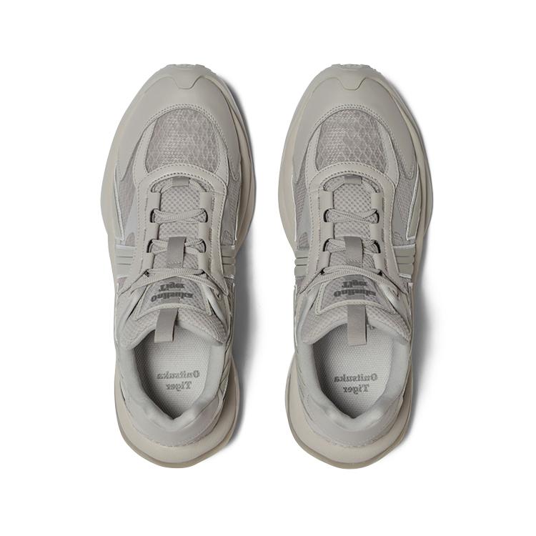Onitsuka Tiger Tigtrail Comfortable Fashion Shock Absorbing Non-Slip Low-Top Casual Shoes Unisex Casual Shoes Gray 1183C383-020