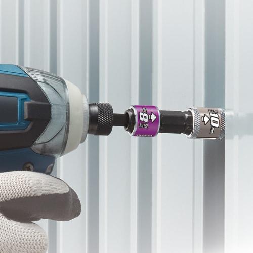 VESSEL Double-ended Socket Opposite Side 8 Opposite Side 10 +2 Bit Joint 4WAY BH-41