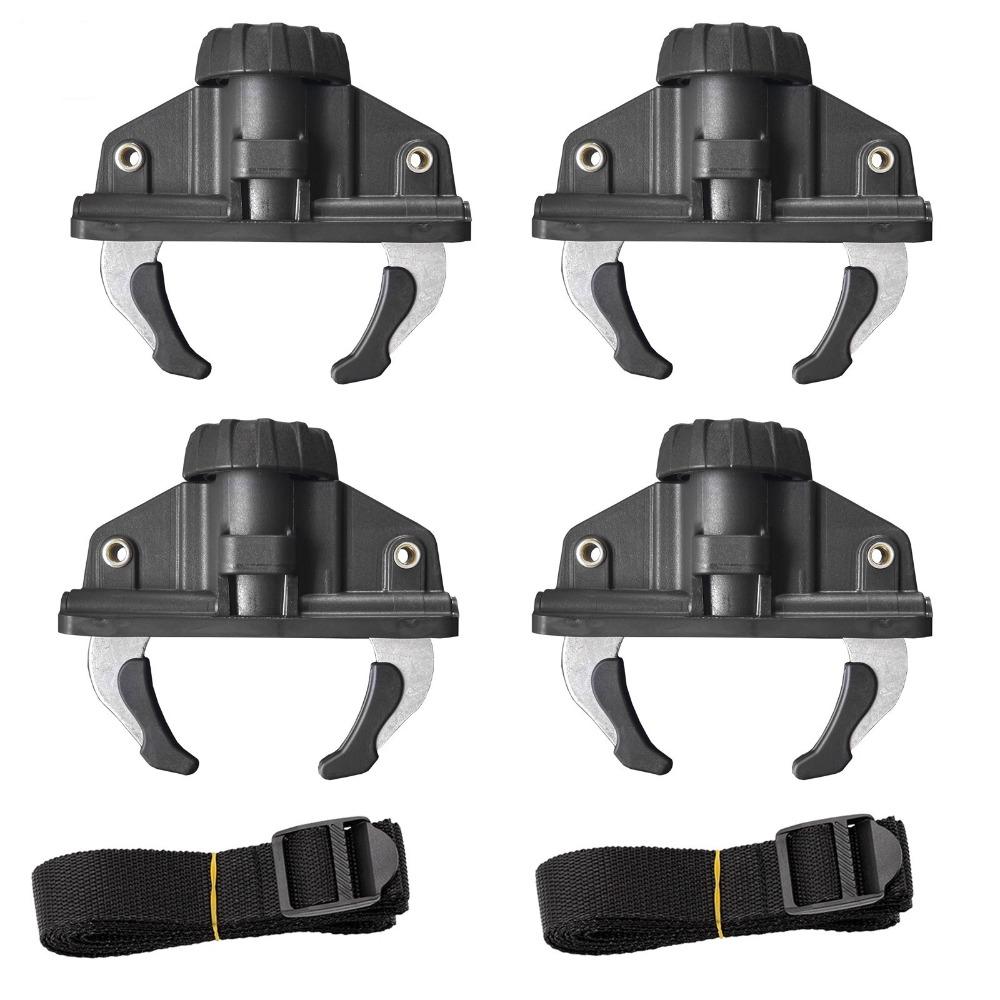 Adjustable Roof Box Clip High Strength Roof Rack Clamp Luggage Carrier Clip Car Roof Box 4PCS