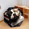 1PC cute dog pet puppy Umbrella Portable Folding Umbrella Iron Frame Hole Bone Structure Outdoor Home Umbrella A6