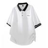 Herren Sommer Locker Geschnittenes Kurzarm-T-Shirt Poloshirt