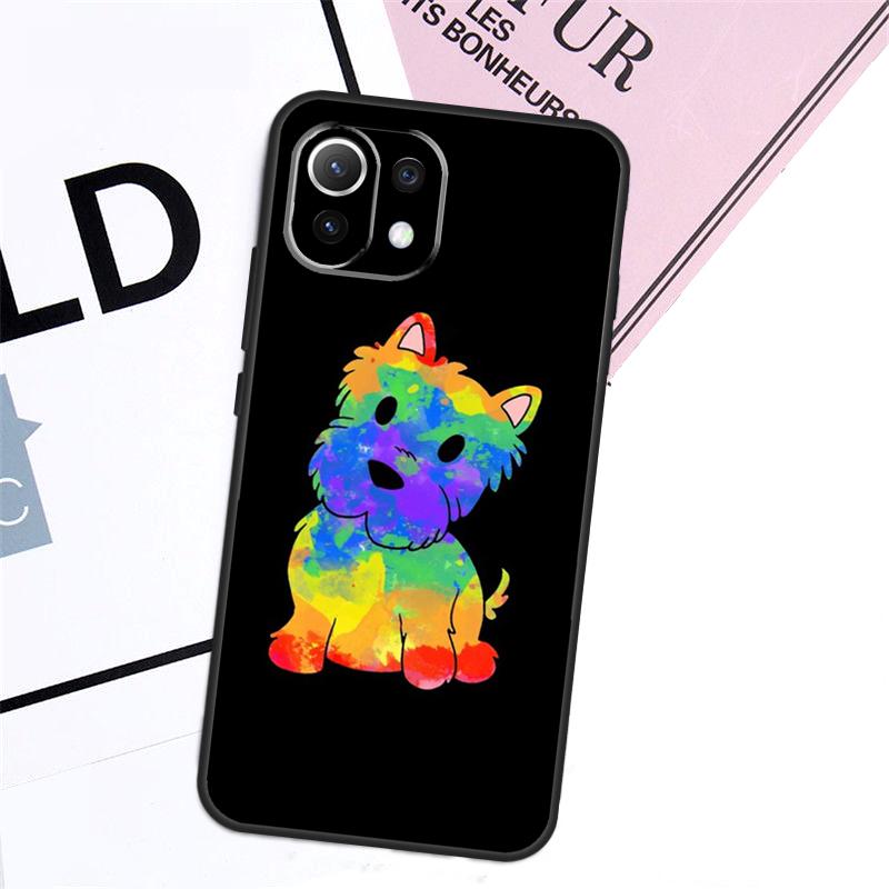 Cartoon Westie Dog Case For Xiaomi 17 Pro Max 14 15 Ultra 13T 15T 14T Pro POCO X7 Pro X5 X6 F5 F6 F7 F8 Cover