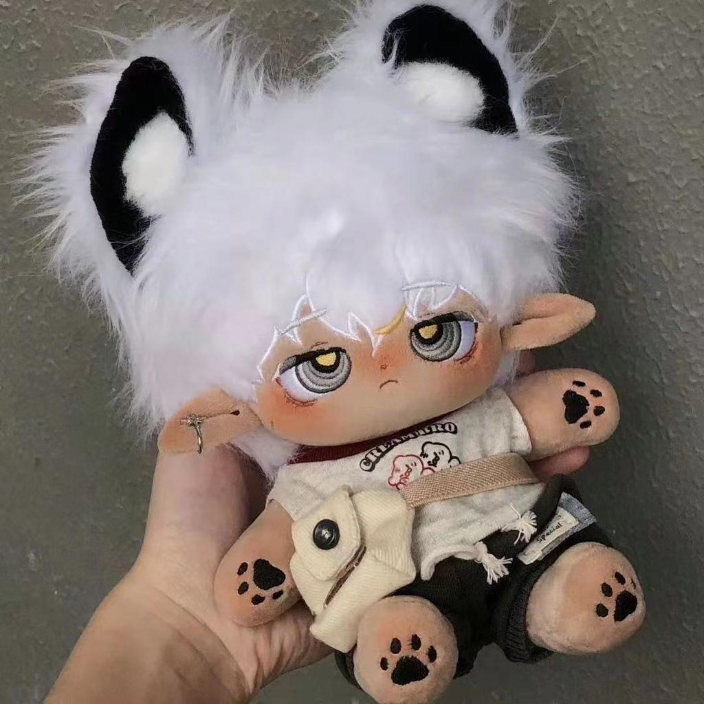 20cm Cotton Dolls Plush Cute Dress Up Naked Dolls Cartoon Plush Figure Toys Collection Birthday Fans Collection