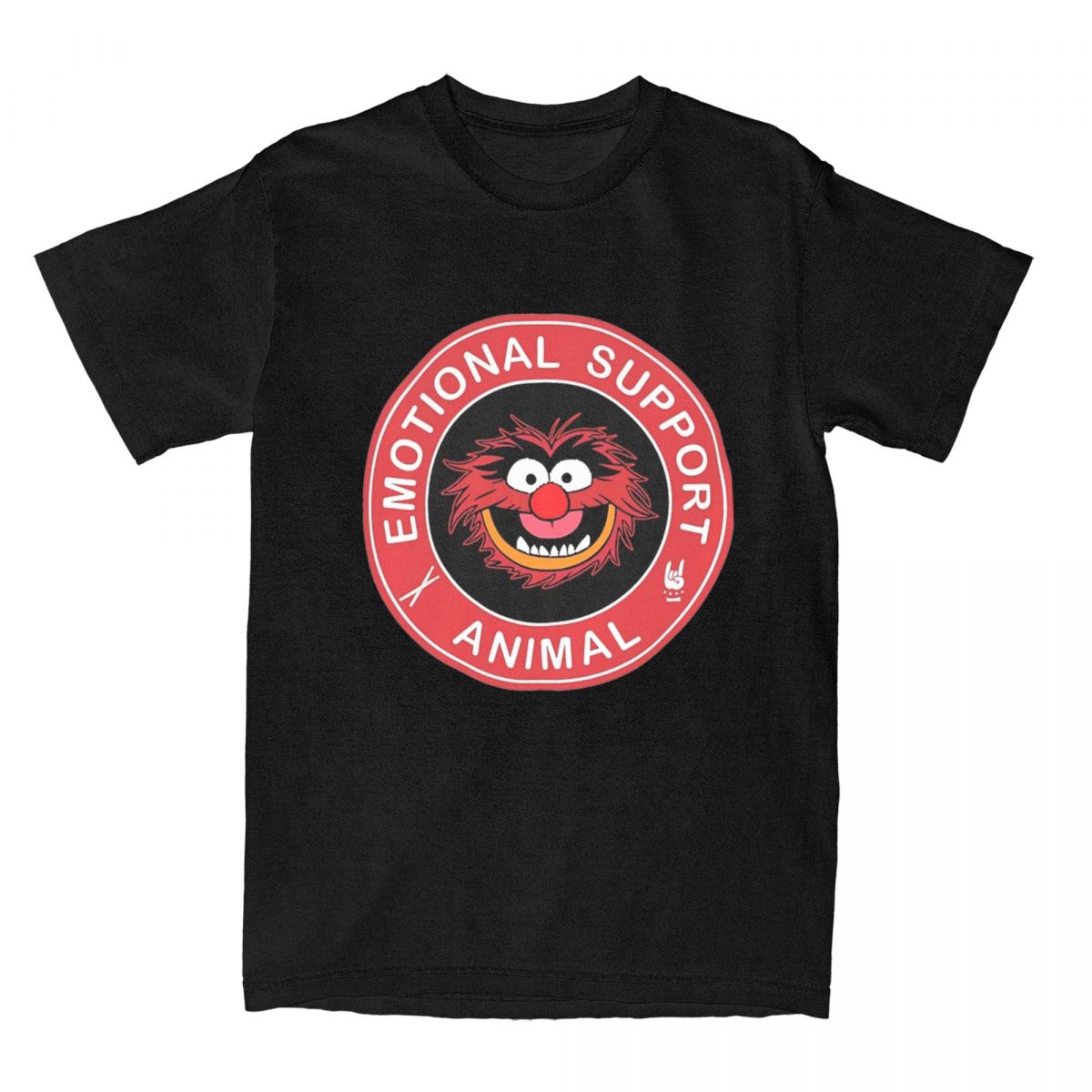 

Miniso Unique Muppets Emotional Support Animal TShirts for Men Women Cotton T Shirts Short Sleeve Tee Shirt Big Size Tops 2XL