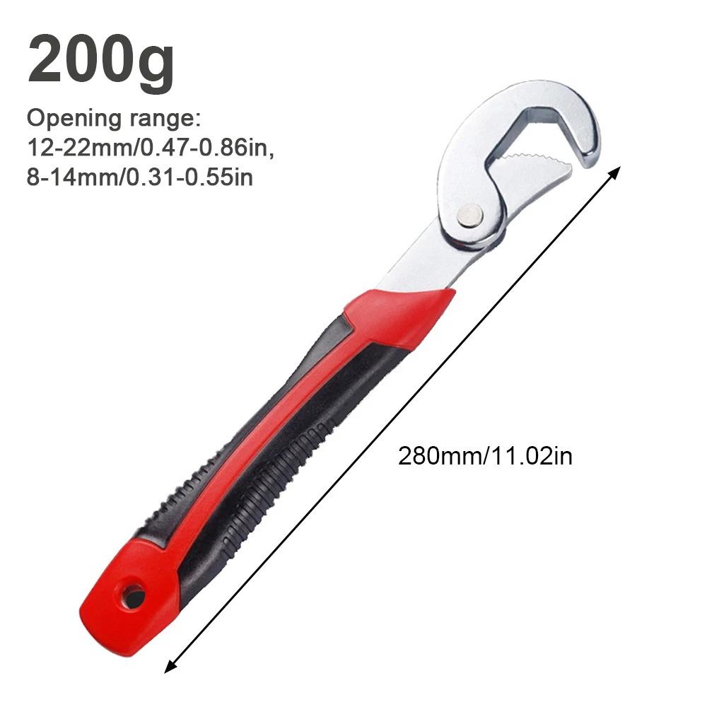 Set de chei multifuncționale cu trei laturi, îngroșarea dinților și prevenirea ruginii, deschidere mare, unealtă manuală multifuncțională