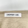 EVERY DAY I LIKE Beige Linen Blend Li/Co Maxi Dress Dress Not Written beigeUsed
