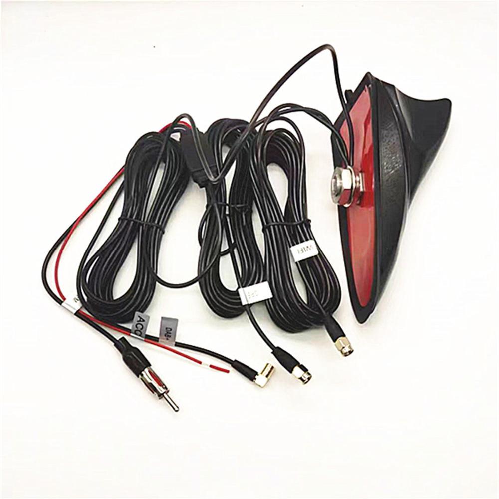 Car Roof Shark Fin Antenna DAB+GPS+FM+WIFI Car Stereo Radio Amplifier Support GLONASS 1602MHZ