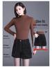Women's High-Waisted Corduroy Wide-Leg A-Line Bootcut Shorts - 2026 Spring/Autumn Fashion Trend