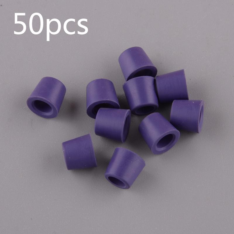 

Universal 50 pcs/set AC 1/4 Charging Hose Manifold Repair Gasket O-ring Replacement Rubber Dark Purple
