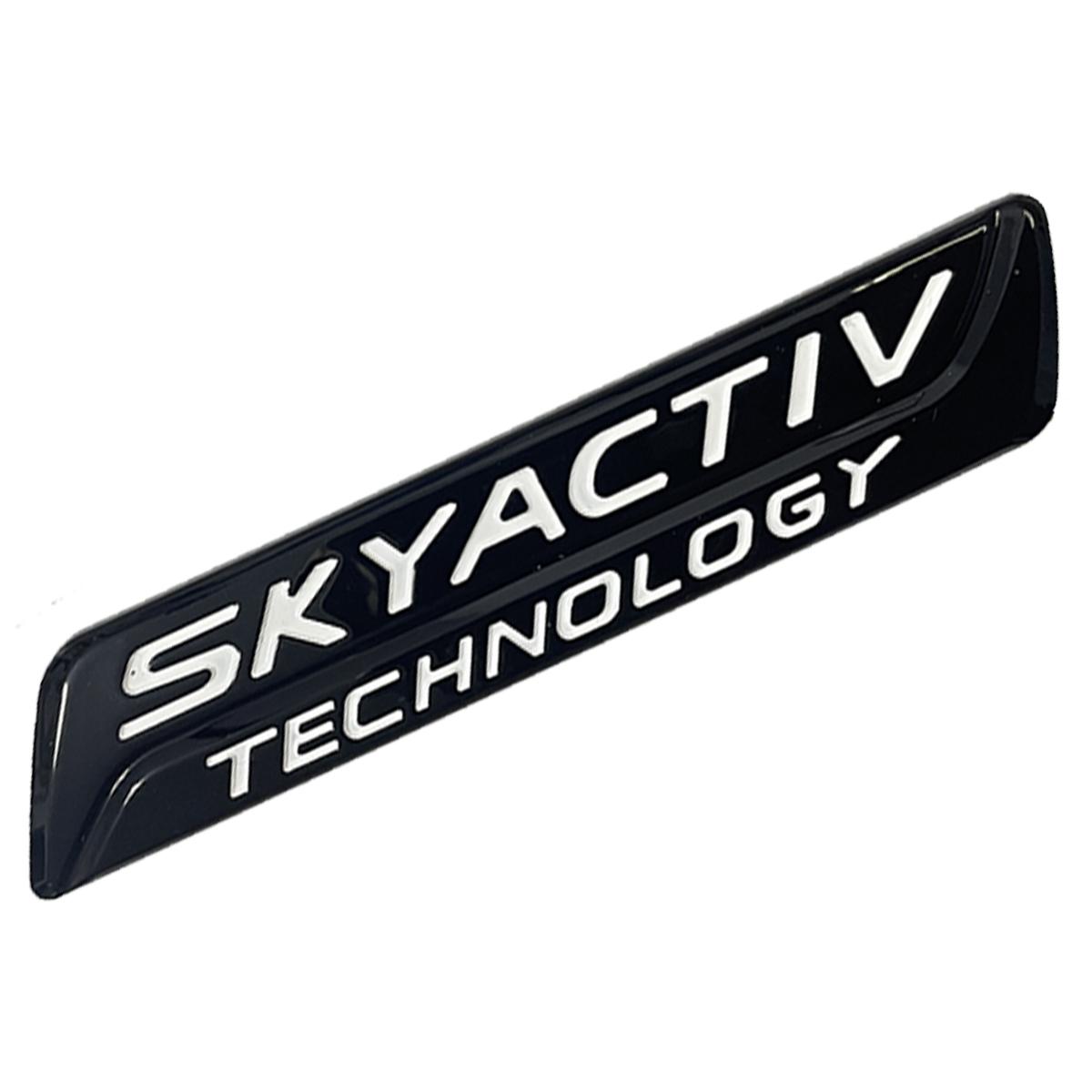 

Skyactiv Technology Car Badge Car Emblem For M3 M5 Atenza Axela Trunk Badge Logo Sticker Black&White