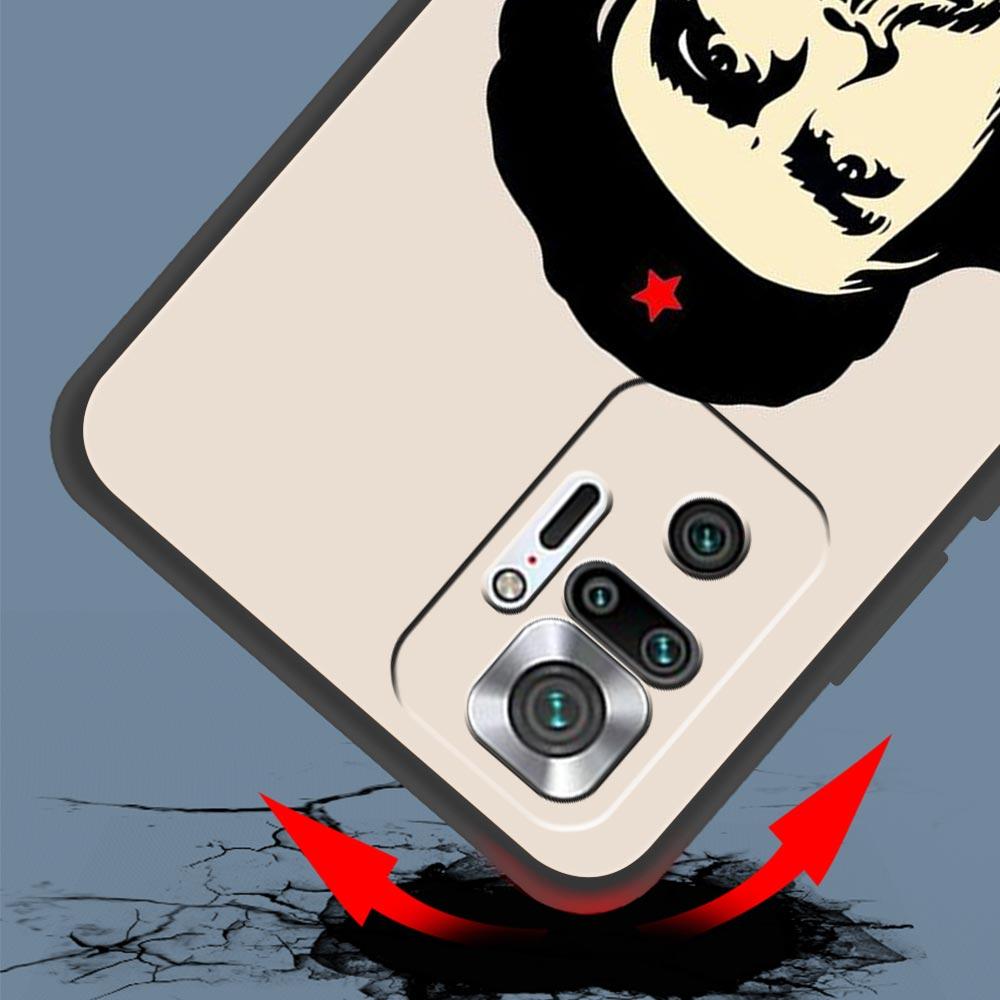 Capa de Telefone Para Xiaomi Redmi Note 14 13 12 Pro Plus 5G 9S 9 10 11 4G 14C 13C 12C 10C 9C 9A Che Guevara Capa Macia