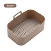 1PCS Air Fryer Silicone Tray  Silicone Baking Pan Air Fryer Liners Accessories