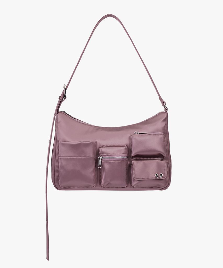 Trimarch Multi Pocket Shoulder Bag / Pink