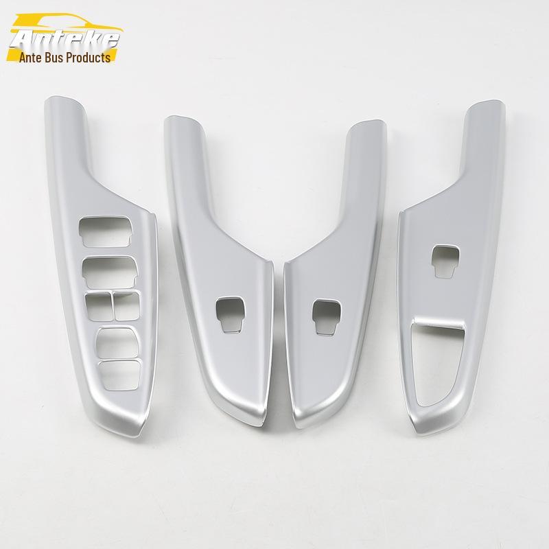 

Подходит для 18 стеклянных рамок переключателей Angsino: Блестящая наклейка на кнопку стеклоподъемника и подлокотника двери автомобиля