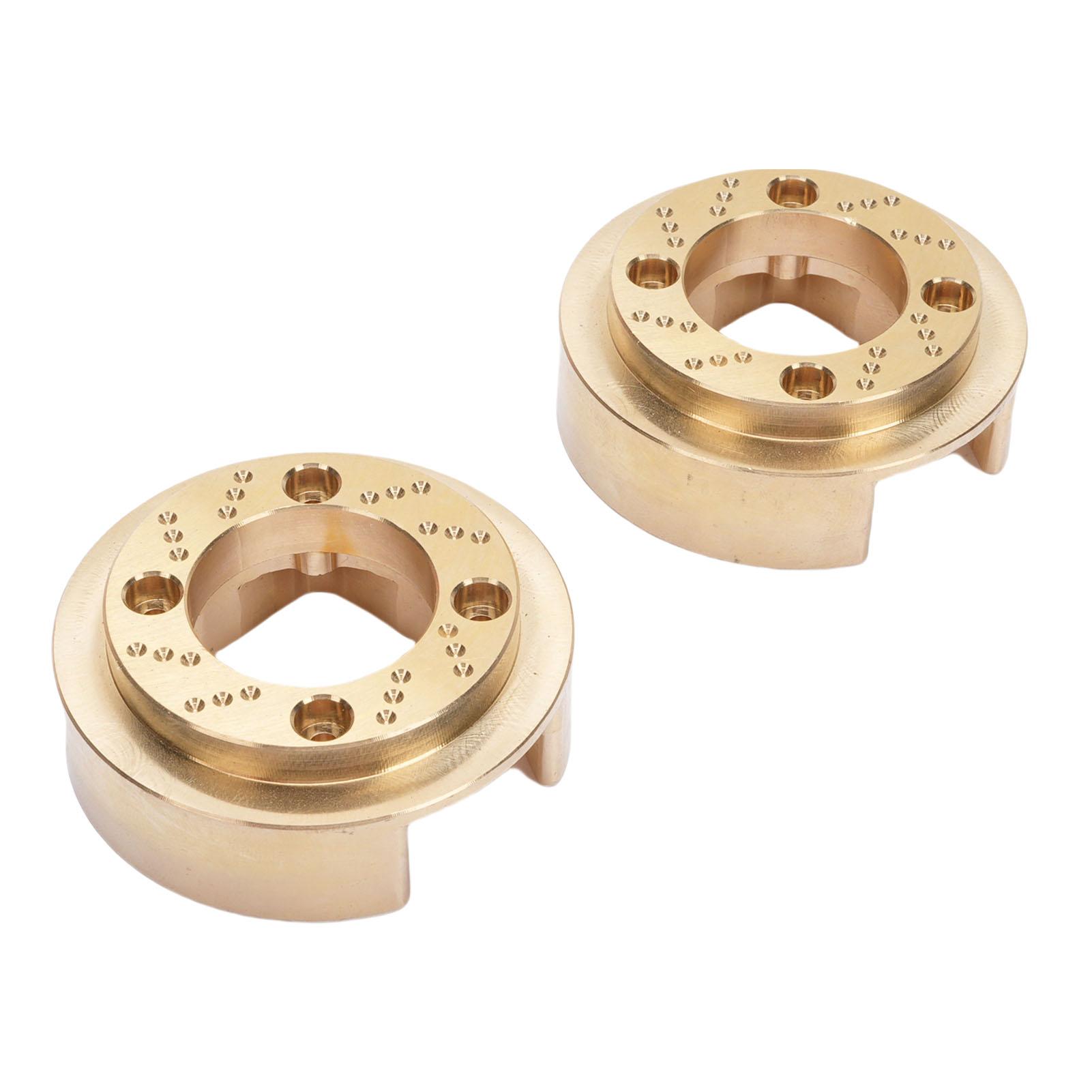 

2pcs Wheel Weight Blocks Replacement for MK07 1 7 RC Car High Density Brass Wheel Counterweights