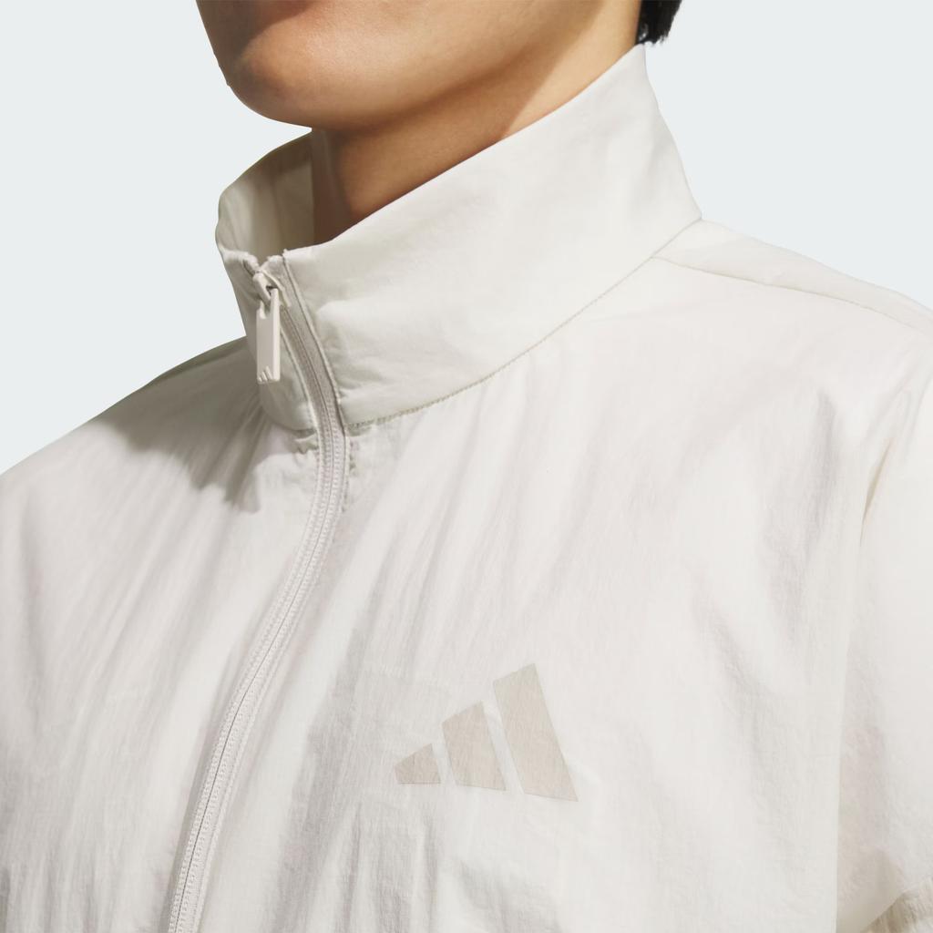 Adidas Lounge Woven Jacket Water-Resistant Sports Casual Jacket Men Jacket Miracle-Bauxite-Brown JZ8410