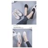 Modische Ballerinas für Damen mit floralem Spitzendetail – atmungsaktiv, zum Hineinschlüpfen, Loafer mit runder Zehenpartie, Design, ganzjähriger Komfort, Ballerinas