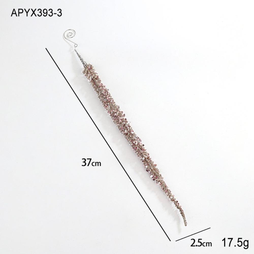 New Creative Christmas Branch Pendants Plastic Pendant Xmas Tree Ornaments Gifts New Year Christmas Decorations