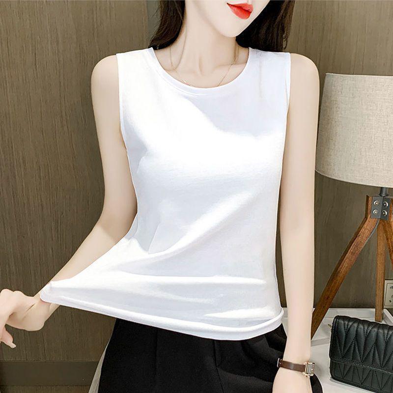 Women's Summer Spaghetti Strap Tank Top - Slim Fit Sleeveless Vest for Students & Girls
