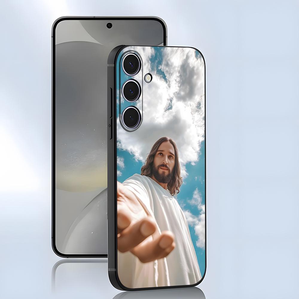 Jesus Phone Case For Samsung S26 S25 Plus S20 S20 Plus S22 Ultra S23 FE S21 Plus S21 Ultra Soft Cover
