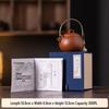 Original Purple Clay Anti-Scald Kung Fu Teapot with Handle - Chinese Style Ceramic Teapot in Gift Box
