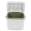 22L Portable Cooler White and Green Food Grade PP Insulation Cooler Box for Camping Outdoor Picnic