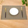 Simple and environmentally friendly Teslin PVC thermal insulation mat Western dining mat Easy to wash quick-drying non-slip hotel restaurant mat